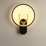 Minimalist Modular Wall Lights · Round / Square / Oval · Optional Antler Accents - Image 18