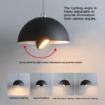 Adjustable Mini Pendant. Soft-touch finish, 360° light direction. - Image 7