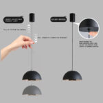 Adjustable Mini Pendant. Soft-touch finish, 360° light direction. - Image 8