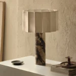 Modern Marble Table Lamp – Luxury Bedside & Living Room Lighting - Image 6