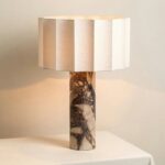 Modern Marble Table Lamp – Luxury Bedside & Living Room Lighting - Image 2