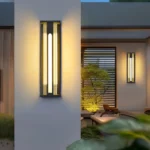 Modern Solar Outdoor Wall Light | Waterproof LED Wall Sconce 3000K - Image 2