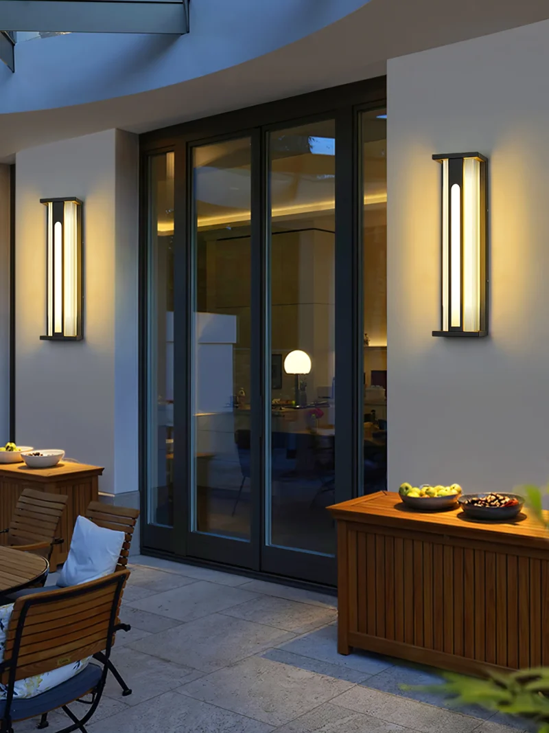 Modern Solar Outdoor Wall Light | Waterproof LED Wall Sconce 3000K - Image 4