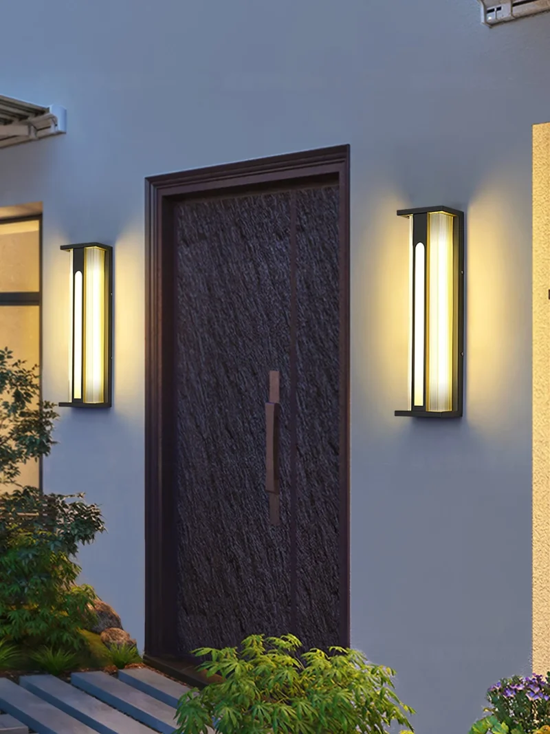 Modern Solar Outdoor Wall Light | Waterproof LED Wall Sconce 3000K - Image 3