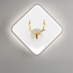 Minimalist Modular Wall Lights · Round / Square / Oval · Optional Antler Accents - Image 11