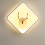Minimalist Modular Wall Lights · Round / Square / Oval · Optional Antler Accents - Image 12