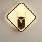 Minimalist Modular Wall Lights · Round / Square / Oval · Optional Antler Accents - Image 22
