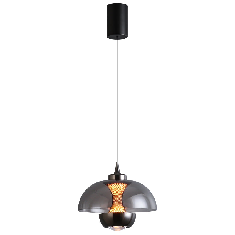 Dome_Glass_Mini_Pendant._Bottom_lens_light_source_sleek_design-1018-1.jpg Dome Glass Mini Pendant. Bottom lens light source, sleek design.-1018 - Image 1