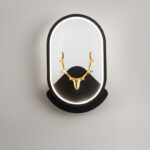 Minimalist Modular Wall Lights · Round / Square / Oval · Optional Antler Accents - Image 25