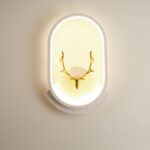 Minimalist Modular Wall Lights · Round / Square / Oval · Optional Antler Accents - Image 16