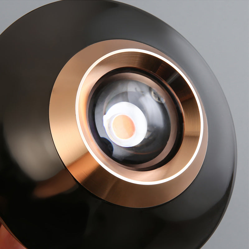 Modern Style Inverted Triangle Pendant Light with Ambient Lens Spotlight at the Bottom - Image 6