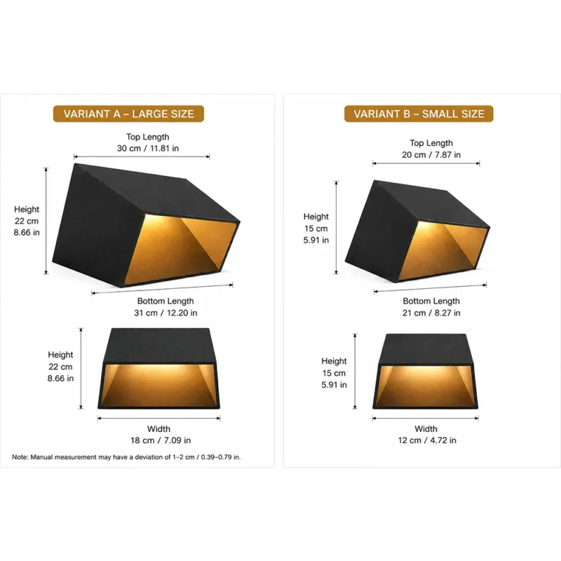 LED Geometric Wedge Landscape Light | Modern Outdoor Architectural Lamp - Image 3