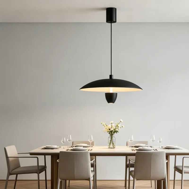 Modern Minimalist UFO Pendant Light | Adjustable LED Dining Chandelier - Image 4