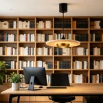 Modern Marble Pendant Light | Natural Stone LED Disc Chandelier - Image 3
