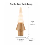 Nordic Tree Series Table Lamp – Wooden Sculptural LED Ambient Light - Image 6
