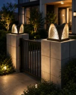 Solar Decorative Pillar Light | Outdoor Gate Post LED 3000K Warm White - Image 4