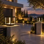 Modern Outdoor LED Pillar Light | Minimalist Garden Post Lamp - Image 5