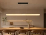 Cloud Stone Linear Pendant Light – Modern Marble LED Kitchen Island Lighting - Image 3