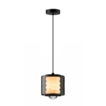 Modern Marble Glass Pendant Light | Luxury Stone LED Ceiling Light