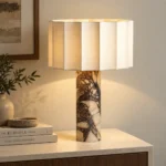 Modern Marble Table Lamp – Luxury Bedside & Living Room Lighting - Image 4