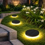 Modern Solar Ground Light | Outdoor LED Lawn & Pathway Light 3000K - Image 3