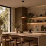 Modern Disc Pendant Light | Minimalist LED Pendant Lighting Fixture for Interiors - Image 2