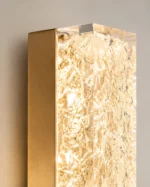 Modern Resin Wall Light | Full Spectrum LED Wall Sconce Bedroom & Hallway Lighting - Image 3