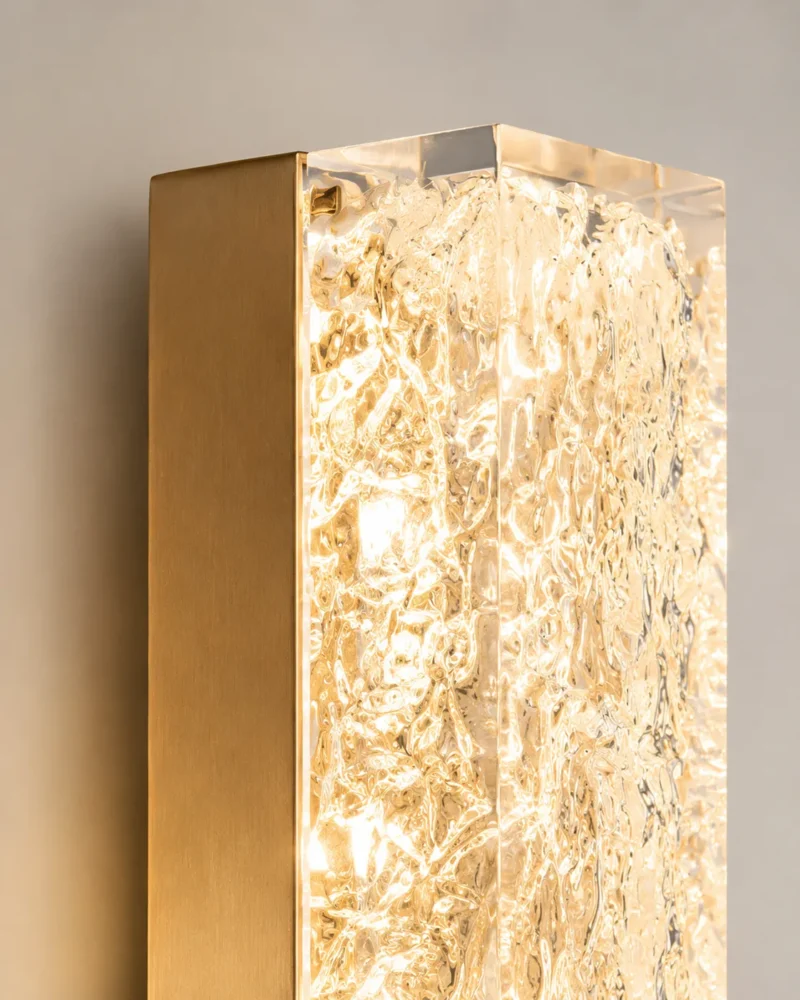 Modern Resin Wall Light | Full Spectrum LED Wall Sconce Bedroom & Hallway Lighting - Image 3