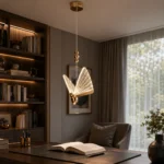 Butterfly Acrylic Pendant Light | Modern Decorative LED Ceiling Light - Image 2