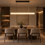 Cloud Stone Linear Pendant Light – Modern Marble LED Kitchen Island Lighting - Image 5