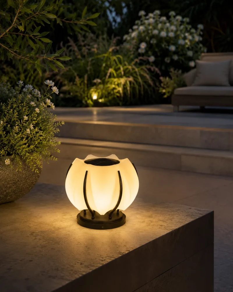 Solflora Bloom Solar Outdoor Flower Light for Garden and Patio Decor - Image 4