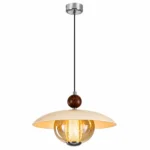 Spanish Alabaster Pendant Light – Modern Warm White Brass Pendant Lighting