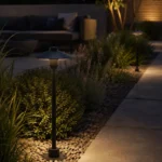 Shadowcap Modern Black Aluminum Outdoor Path Light - Image 4