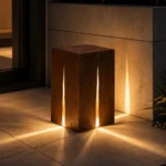 Square Outdoor Floor Lamp | Minimalist Garden Landscape LED Light - Image 2