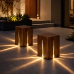 Square Outdoor Floor Lamp | Minimalist Garden Landscape LED Light - Image 3
