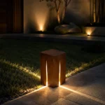 Square Outdoor Floor Lamp | Minimalist Garden Landscape LED Light - Image 4