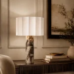 Modern Marble Table Lamp – Luxury Bedside & Living Room Lighting - Image 6
