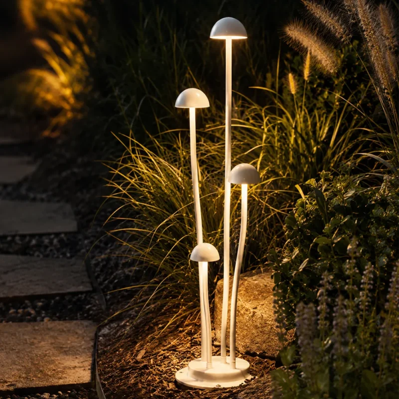 Modern Mushroom Outdoor Garden Light | Landscape Pathway LED Lamp - Image 4