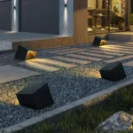 LED Geometric Wedge Landscape Light | Modern Outdoor Architectural Lamp - Image 2