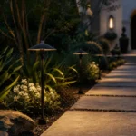 Shadowcap Modern Black Aluminum Outdoor Path Light - Image 5
