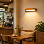 Modern Wood LED Wall Lamp | Dimmable Linear Sconce - Image 5