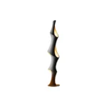 Flame Spiral Sculptural Floor Lamp | Modern Art Lighting