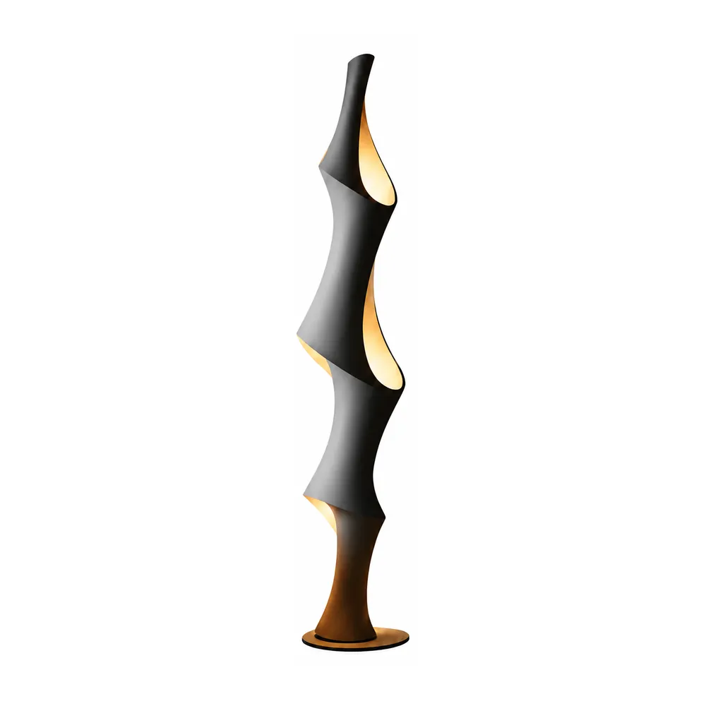 00304f0a2d666ab8c2ea8a4a14f1332e_11zon Flame Spiral Sculptural Floor Lamp | Modern Art Lighting - Image 1