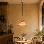 Swirl Pendant Light | Modern Artistic LED Ceiling Lighting Fixture - Image 3