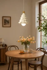 Christmas Tree Resin Pendant Light | Modern LED Fixture - Image 4