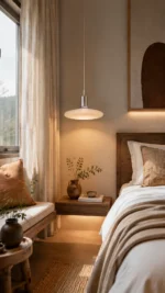 Alabaster Pendant Light | Modern Minimalist LED Decorative Lighting Fixture - Image 5