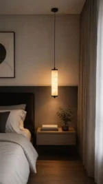 Alabaster Linear Pendant Light | Modern Minimalist LED Ceiling Lamp - Image 6