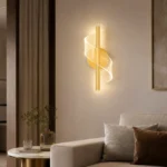 Modern Spiral LED Wall Light | Acrylic Wall Sconce - Image 4