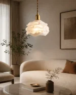 Flower Petal Glass Pendant Light | Modern Elegant Lighting - Image 5