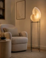 Ocean Conch Sculptural Floor Lamp | Organic Lighting - Image 5